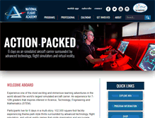 Tablet Screenshot of nationalflightacademy.com